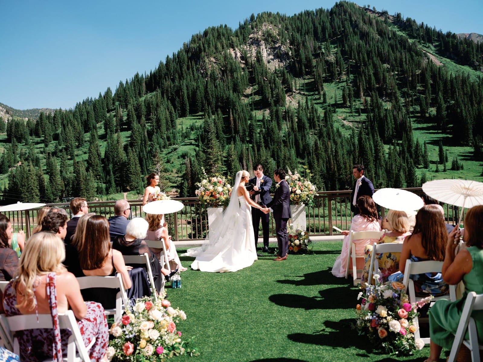 Lolo & Andrew · Snowpine Lodge, Alta, Christopher Cook Photography