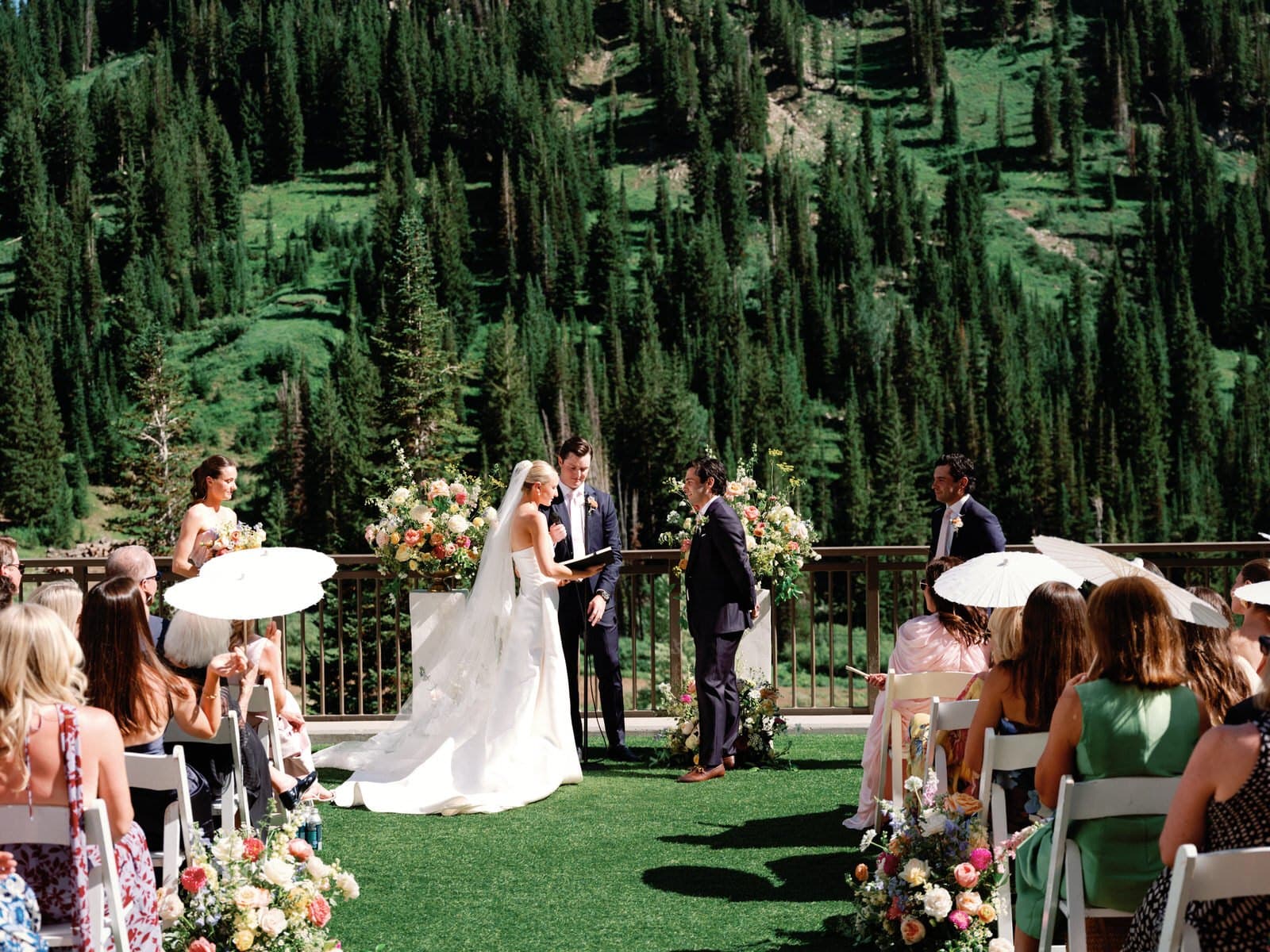 Lolo & Andrew · Snowpine Lodge, Alta, Christopher Cook Photography